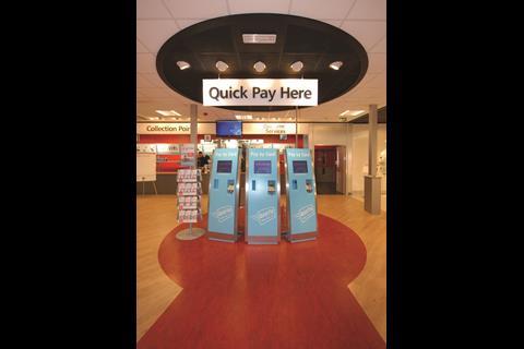 Argos payment kiosk